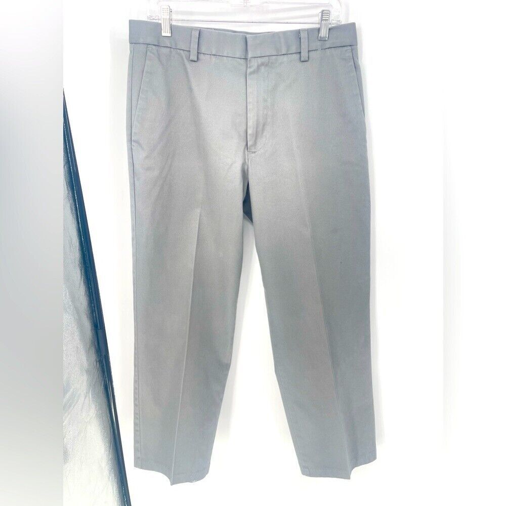 Dockers D3 Classic Fit Gray Cotton Blend Dress Pants Mens Size 32x29